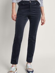 Monsoon Blue Astrid Cord Trousers - Image 3 of 3