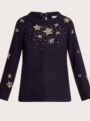 Monsoon Blue Serenity Star Jumper - Image 5 of 5
