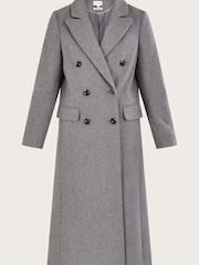 Monsoon Grey Fay Double Breasted Coat - Image 5 of 5