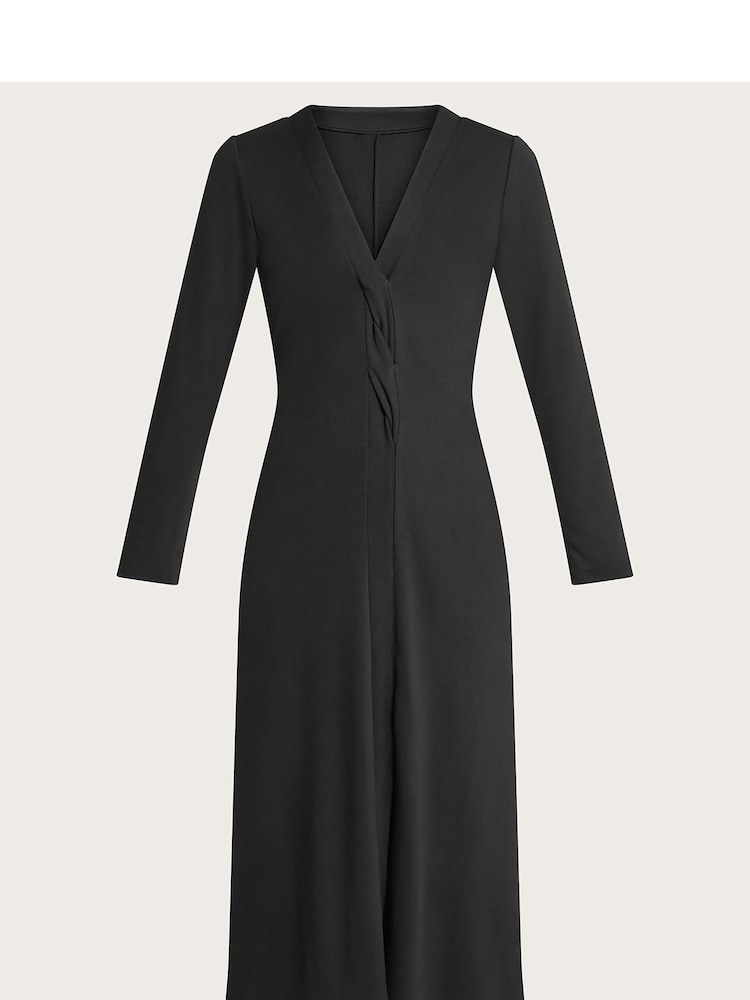Monsoon Black Ponte Paula Dress - Image 5 of 5