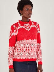 Monsoon Fabe Pullover mit Norwegermuster - Bild 1 von 5
