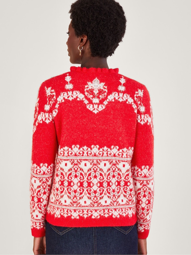 Monsoon Fabe Pullover mit Norwegermuster - Bild 2 von 5