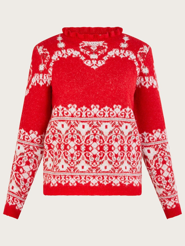 Monsoon Fabe Pullover mit Norwegermuster - Bild 5 von 5