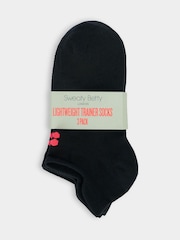 Sweaty Betty Black Lightweight Trainer Alpin Socks 3 Pack - Image 2 of 4
