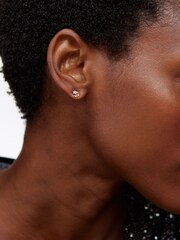 Oliver Bonas Gold Tone Jonah Celestial Stud Earrings 4 Pack - Image 8 of 8