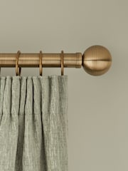 Cortinas pesadas com pregas a lápis de chenille - Imagem 7 de 9