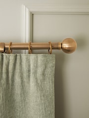 Cortinas pesadas com pregas a lápis de chenille - Imagem 8 de 9