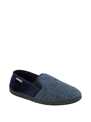 Dunlop Blue Mens Full Shoes Felt Slippers - Image 1 of 4