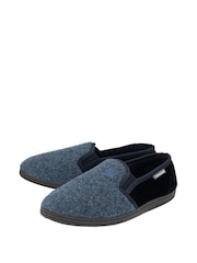 Dunlop Blue Mens Full Shoes Felt Slippers - Image 2 of 4
