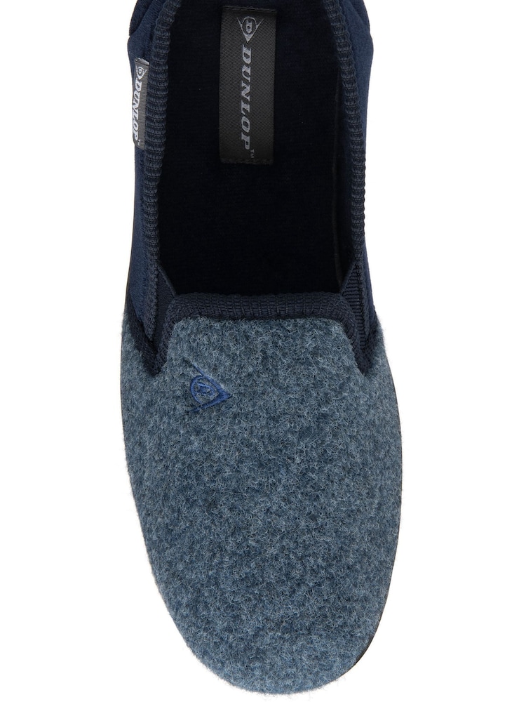 Dunlop Blue Mens Full Shoes Felt Slippers - Image 4 of 4