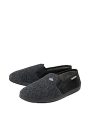 Dunlop Black Mens Full Shoes Felt Slippers - Image 2 of 4