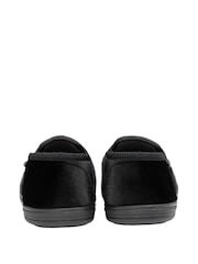 Dunlop Black Mens Full Shoes Felt Slippers - Image 3 of 4