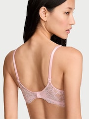 Victoria's Secret Angel Pink Lace Trim Lightly Lined Demi Bra - Image 2 of 2