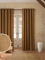 Cortinas aconchegantes forradas com ilhós de chenille - Imagem 1 de 4