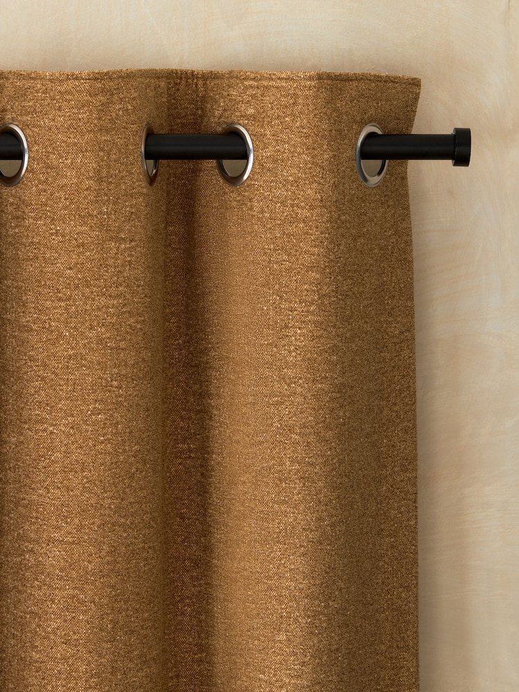 Cortinas aconchegantes forradas com ilhós de chenille - Imagem 4 de 4