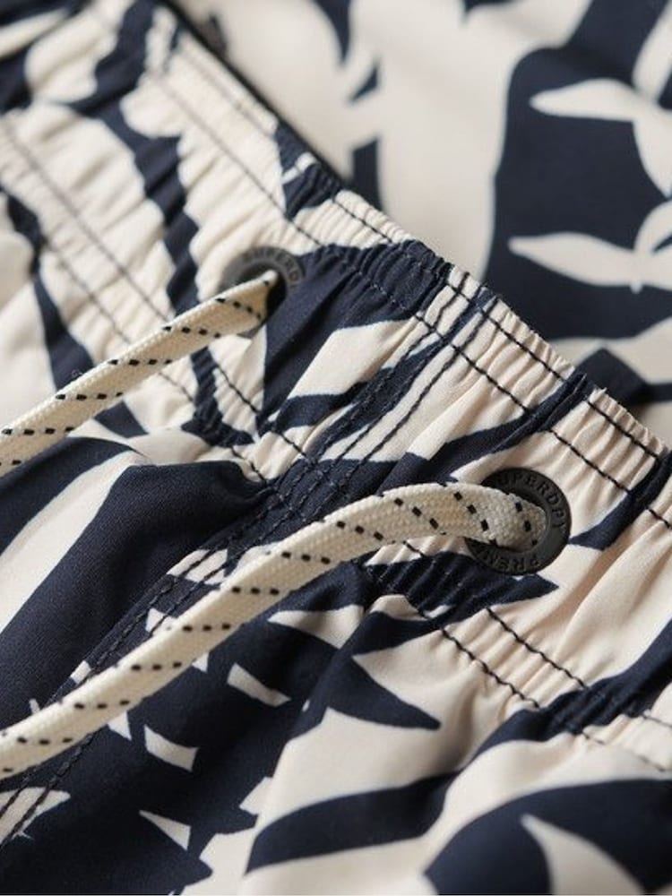 Superdry Mono Palm Print Printed 15" Swim Shorts - Image 5 of 5