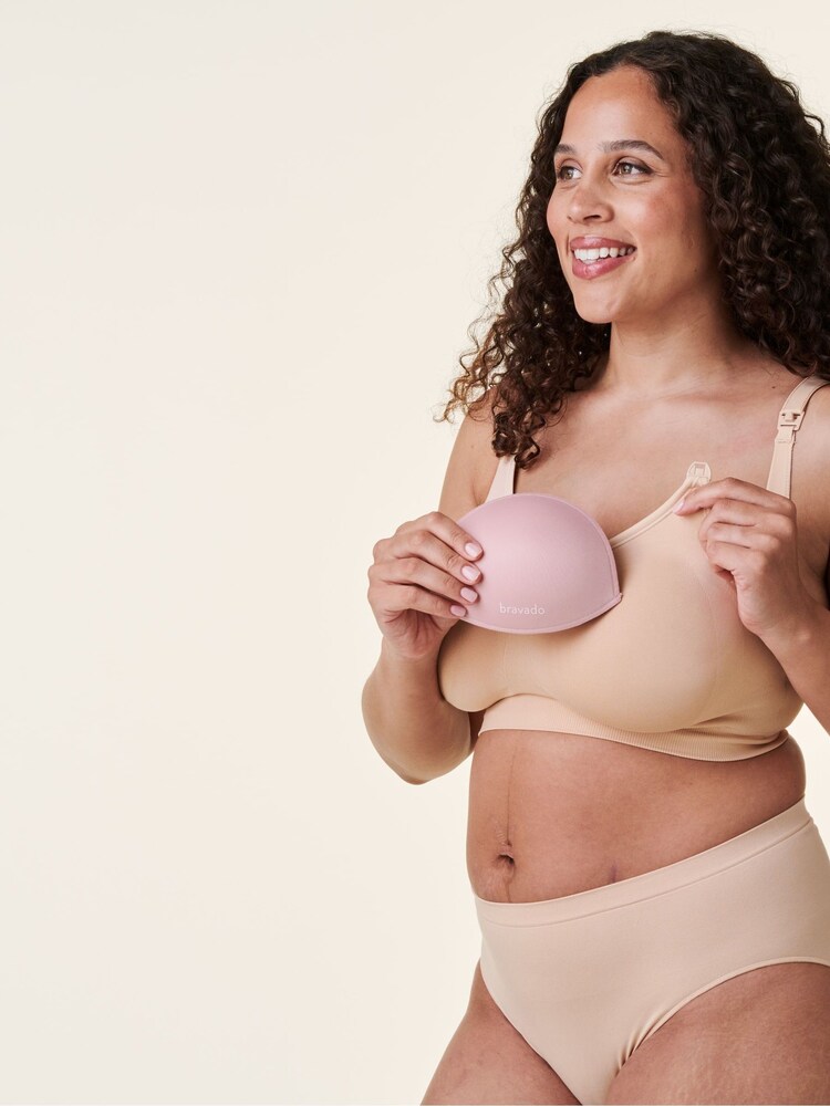 Bravado Pink Reusable, Leak Resistant Nursing Pads - Image 2 of 6