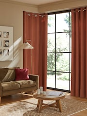 Cortinas com ilhós escovados - Imagem 1 de 5