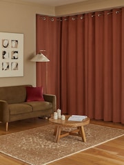 Cortinas com ilhós escovados - Imagem 2 de 5