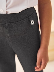 Grey Pull-On Cotton Rich Stretch School Trousers (3-16yrs) - Image 4 of 7