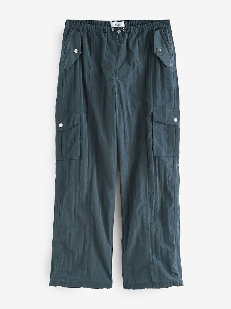 Grey Parachute Pull On Cargo Trousers - Image 1 of 5