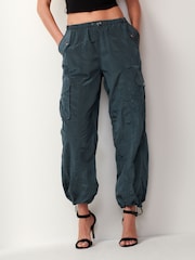 Grey Parachute Pull On Cargo Trousers - Image 5 of 5