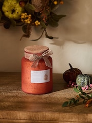 Orange Pumpkin And Maple Scented Jar Candle - Image 2 of 4
