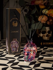 Iridescent Pumpkin Spice Fragranced Light Up Skull Diffuser 180ml - Image 1 of 2