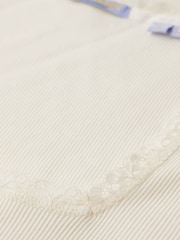 Superdry White Essential Square Neck T-Shirt - Image 3 of 5