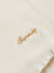 Superdry White Essential Square Neck T-Shirt - Image 4 of 5