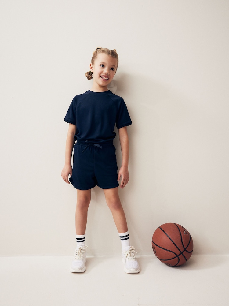 Azul marino - Pantalones cortos deportivos (3-16años) - Imagen 1 de 4 Azul marino - Pantalones cortos deportivos (3-16años) - Imagen 1 de 4