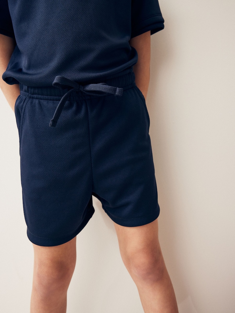 Azul marino - Pantalones cortos deportivos (3-16años) - Imagen 2 de 4 Azul marino - Pantalones cortos deportivos (3-16años) - Imagen 2 de 4