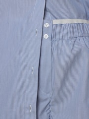 Blue/White Oversized Boy Striped Shorts - Image 5 of 7