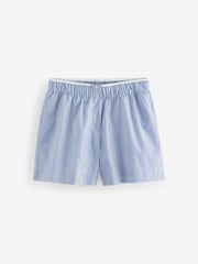 Blue/White Oversized Boy Striped Shorts - Image 6 of 7