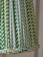 Nina Campbell Green/White Larch Table Lamp - Image 4 of 7