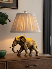 Nina Campbell Brass Hathi Elephant Table Lamp - Image 2 of 5