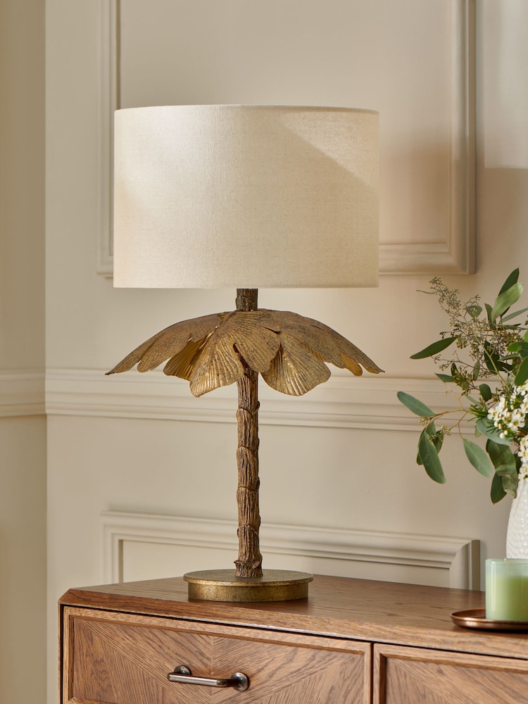 Nina Campbell Gold (Metal) Tamiami Table Lamp - Image 1 of 4