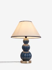 Nina Campbell Blue Evelyn Medium Table Lamp - Image 5 of 5