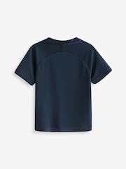 Navy Sports T-Shirt (3-16yrs) - Image 6 of 7