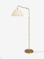 Nina Campbell White/Gold Sagano Floor Lamp - Image 6 of 6