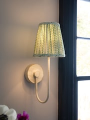 Nina Campbell Green/White Larch Wall Light - Image 2 of 5