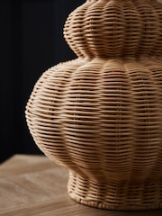 Nina Campbell Natural Liana Rattan Table Lamp - Image 4 of 5