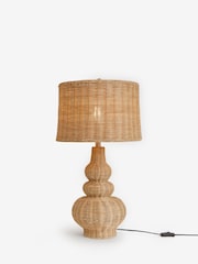 Nina Campbell Natural Liana Rattan Table Lamp - Image 5 of 5