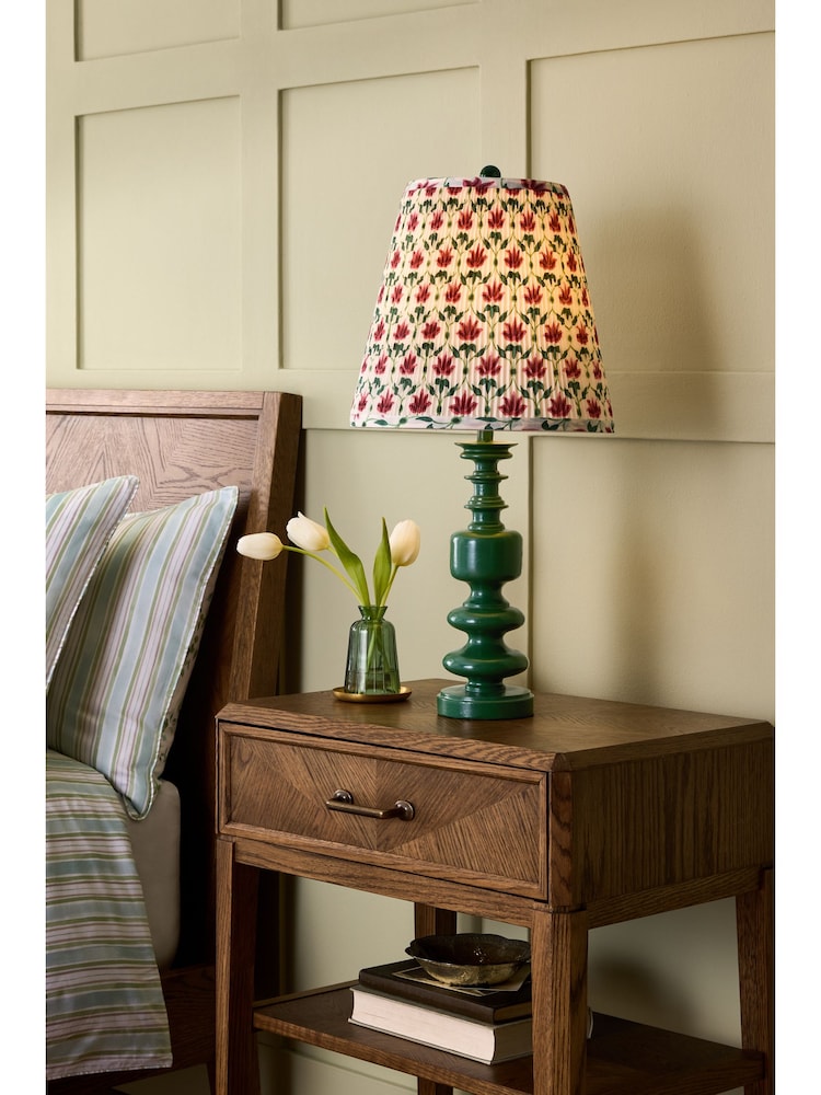 Nina Campbell Green Firle Table Lamp - Image 1 of 4