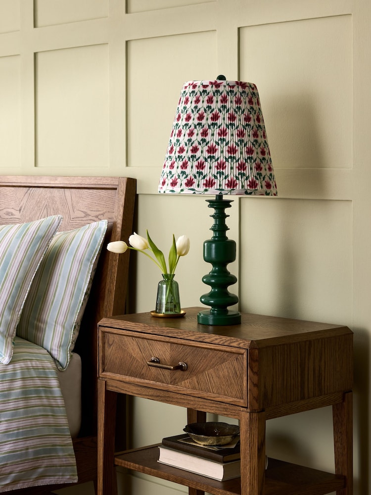 Nina Campbell Green Firle Table Lamp - Image 2 of 4