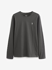 Noir/Gris - Lot de 2 pyjamas manches longues en 100% coton à poignets - Image 12 de 16