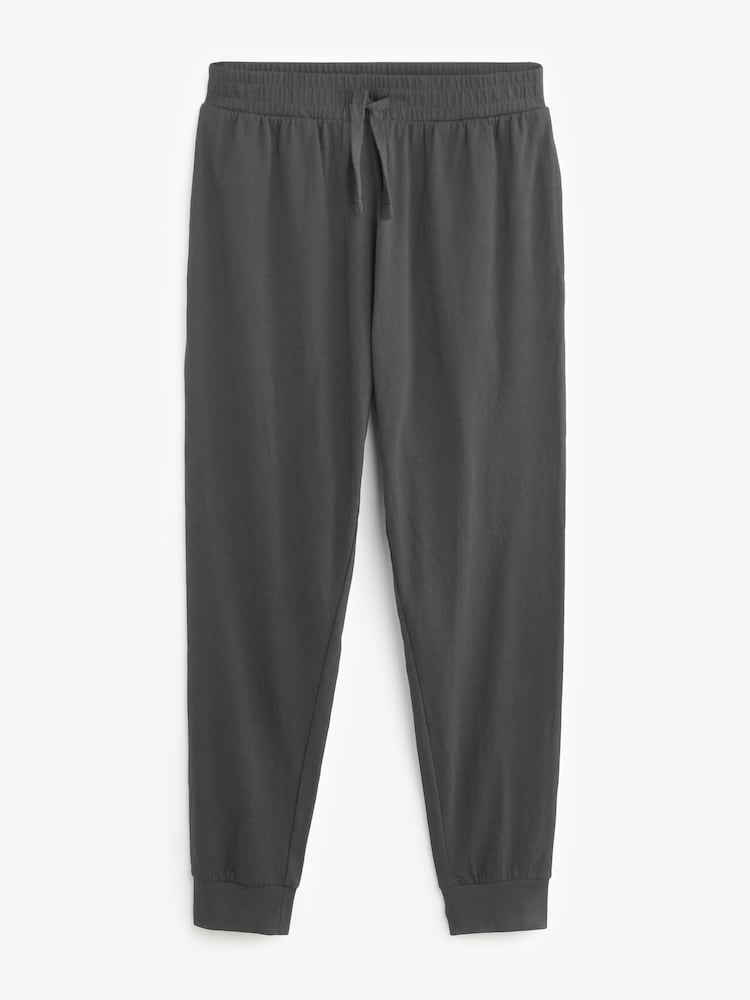 Noir/Gris - Lot de 2 pyjamas manches longues en 100% coton à poignets - Image 13 of 16