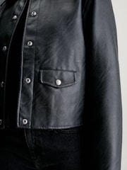 Calvin Klein Faux Kožená bunda - Obrázek 5 z 6