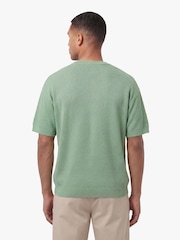 Luke 1977 Green Ford Sage Knitted T-Shirt - Image 2 of 6