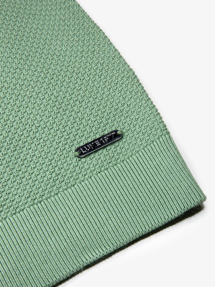 Luke 1977 Green Ford Sage Knitted T-Shirt - Image 6 of 6